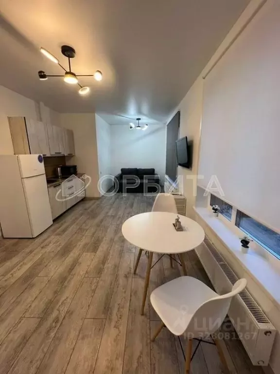 Студия Тюменская область, Тюмень ул. Пожарных и Спасателей, 1 (31.0 м) - Фото 1