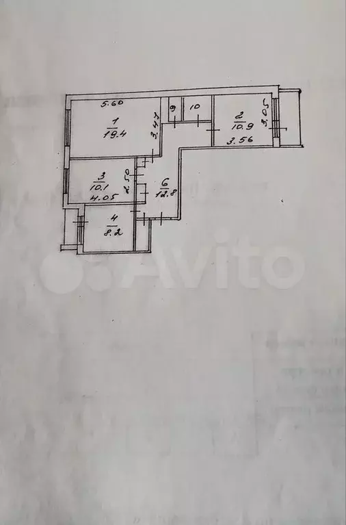 3-к. квартира, 69 м, 1/9 эт. - Фото 0