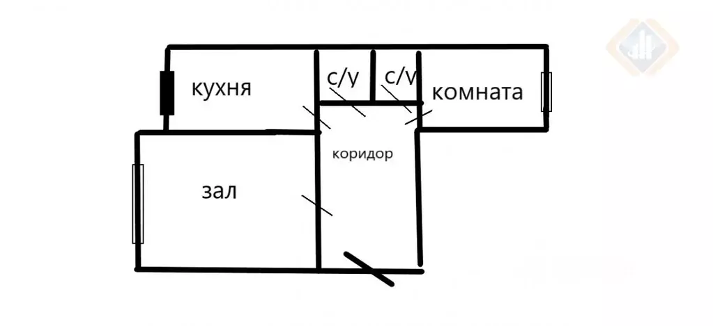 2-к кв. Приморский край, Находка Поселок Ливадия мкр, ул. Заречная, 4 ... - Фото 2