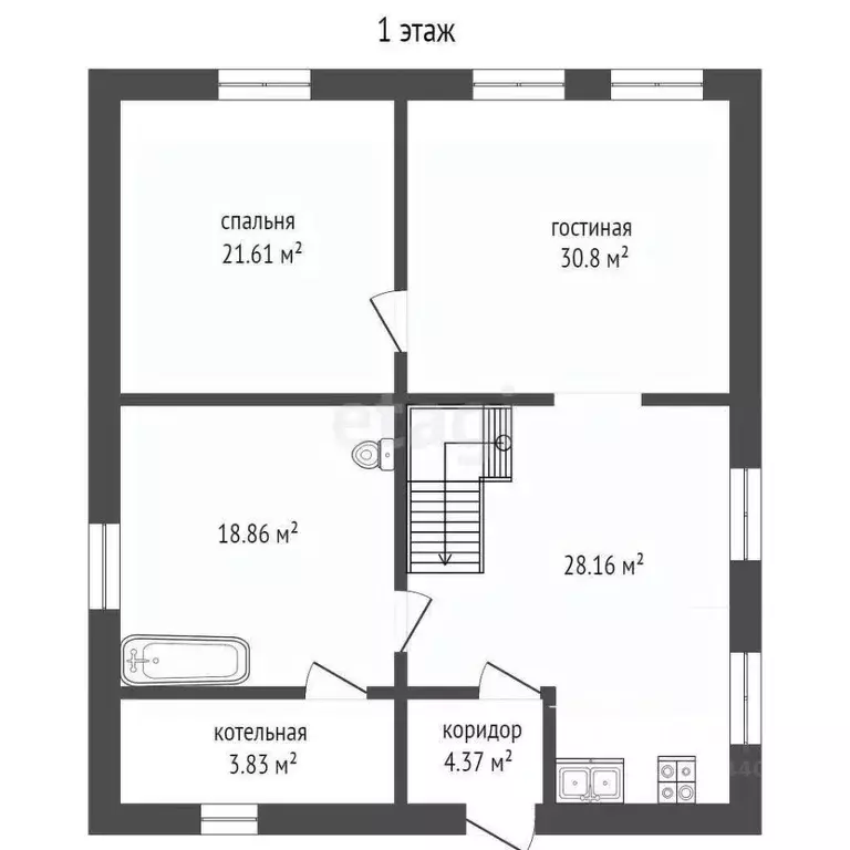 Дом в Тюменская область, с. Ярково ул. Мелиораторов (180 м) - Фото 2