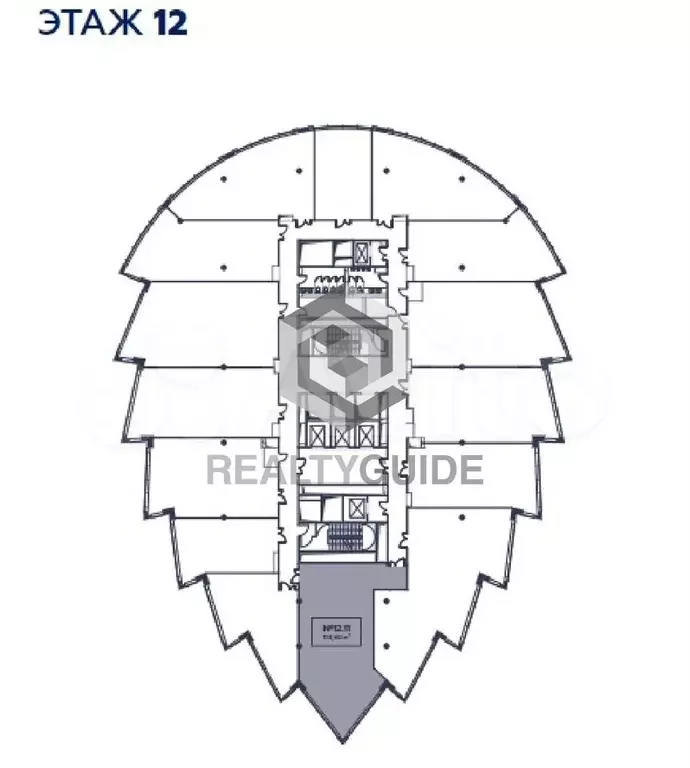 151 м2 Бизнес центр  DM tower  A - Фото 0