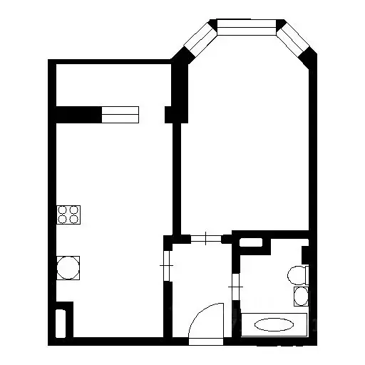 1-к кв. Санкт-Петербург пос. Парголово, ул. Федора Абрамова, 8 (40.0 ... - Фото 1
