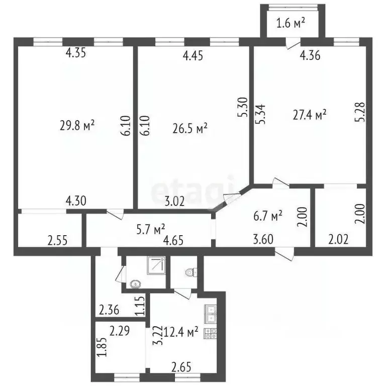 3-к кв. Санкт-Петербург Лиговский просп., 107 (115.2 м) - Фото 0