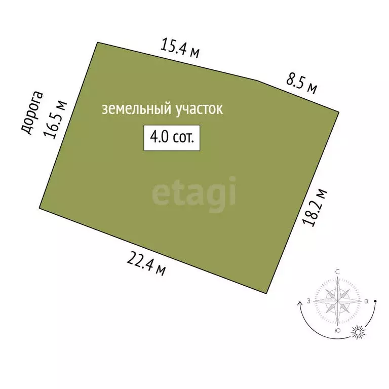 Участок в Тюмень, садовое товарищество Ривьера, 3-я Центральная улица ... - Фото 1