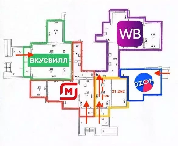 Торговая площадь в Москва Лухмановская ул., 15к2 (31 м) - Фото 1