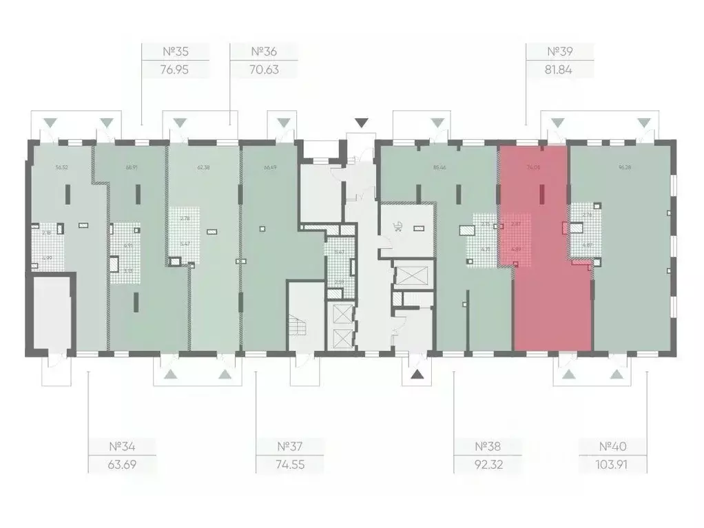 Помещение свободного назначения в Санкт-Петербург просп. Маршала ... - Фото 2
