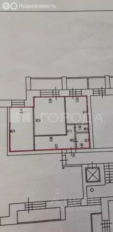 2-комнатная квартира: Барнаул, улица Кутузова, 16Б (46.7 м) - Фото 2