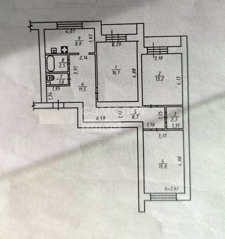 3-к кв. Хабаровский край, Хабаровск Воронежское ш., 13/2 (79.5 м) - Фото 2