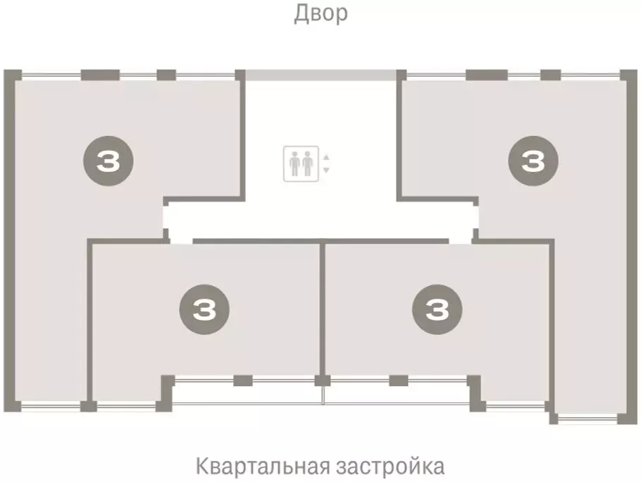 3-комнатная квартира: Тюмень, Мысовская улица, 26к1 (112.69 м) - Фото 1