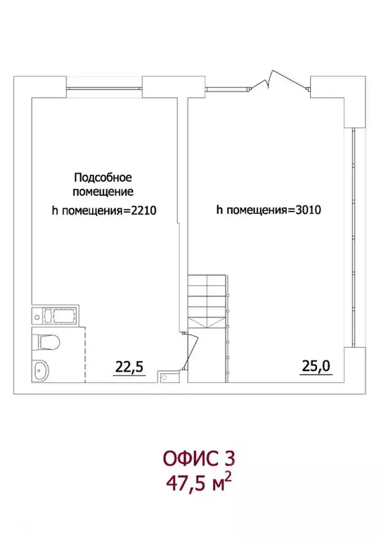 Офис в Карелия, Петрозаводск ул. Лермонтова, 2 (48 м) - Фото 2