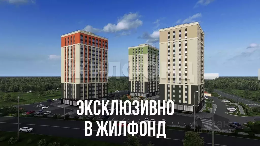 2-к кв. Брянская область, Брянск Школьный жилой комплекс (64.83 м) - Фото 2