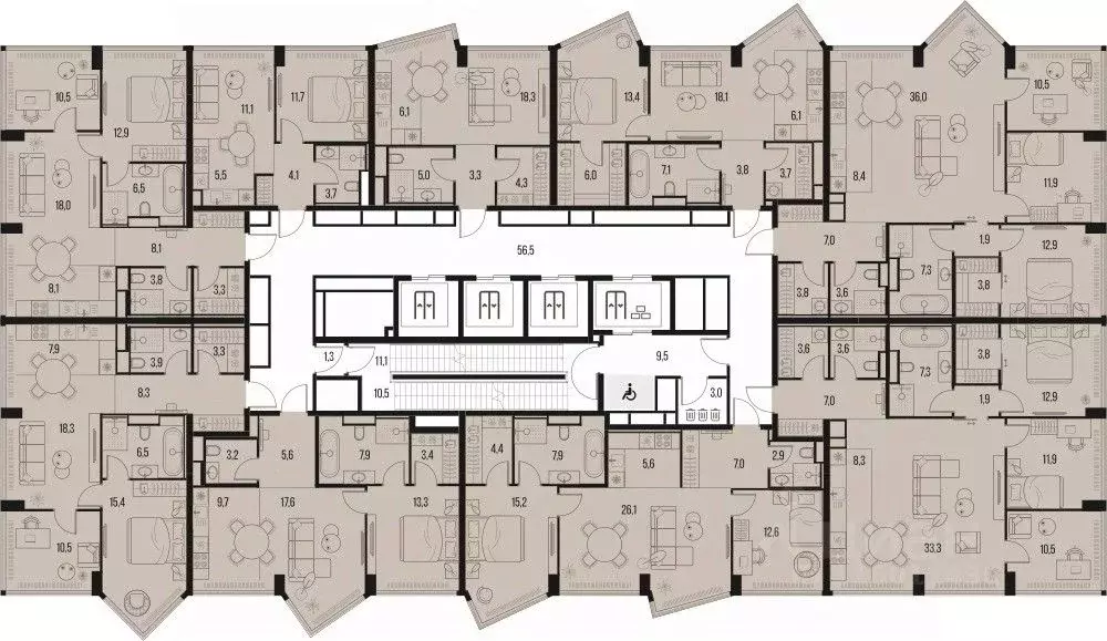 3-к кв. Москва Летниковская ул., 11к1 (81.7 м) - Фото 1