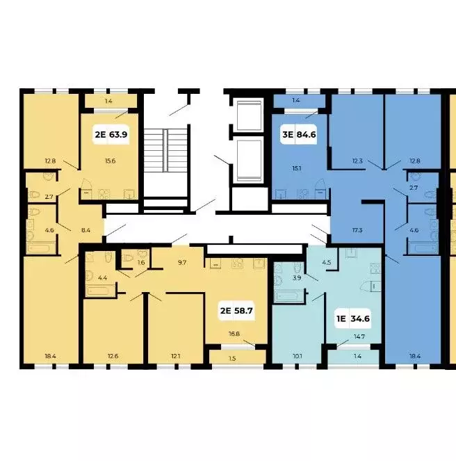 2-к кв. Ростовская область, Аксайский район, Щепкинское с/пос, пос. ... - Фото 2