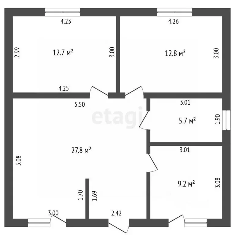Дом в Севастополь Балаклавский муниципальный округ, Союз ТСН, 134 (71 ... - Фото 2