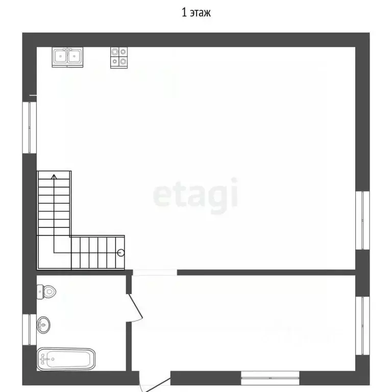 Дом в Тюменская область, Тюменский муниципальный округ, с. Кулига ул. ... - Фото 1