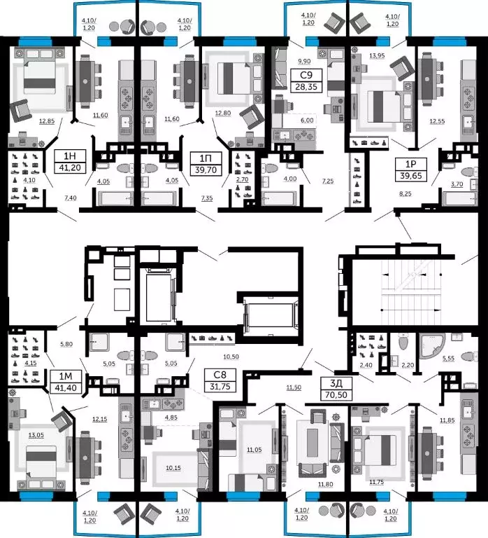 1-к кв. Ростовская область, Ростов-на-Дону Донской Арбат 2 жилой ... - Фото 1
