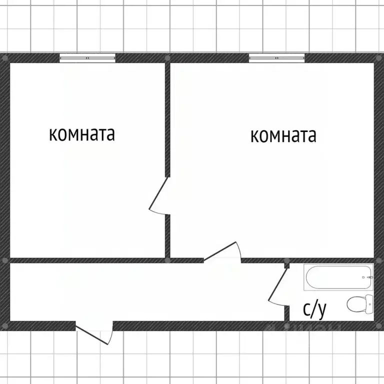 2-к кв. Свердловская область, Нижний Тагил ул. Победы, 45 (23.0 м) - Фото 1