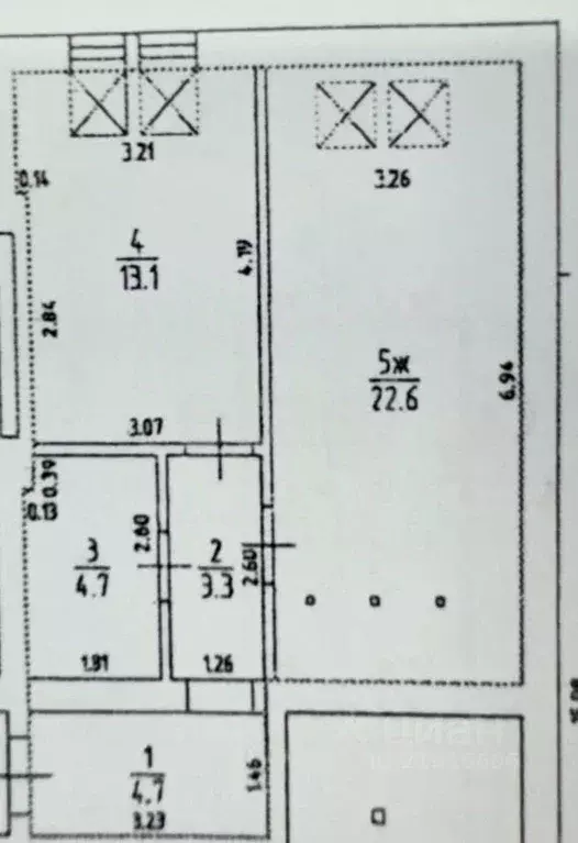 2-к кв. Калининградская область, Гурьевск бул. Пражский, 9 (65.4 м) - Фото 2