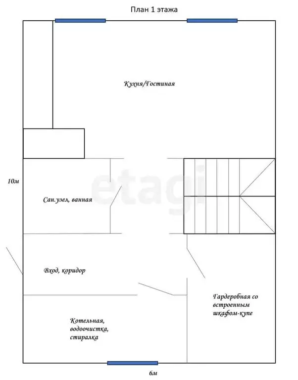 Дом в Курган, микрорайон Черёмухово, Ясеневая улица (96 м) - Фото 2