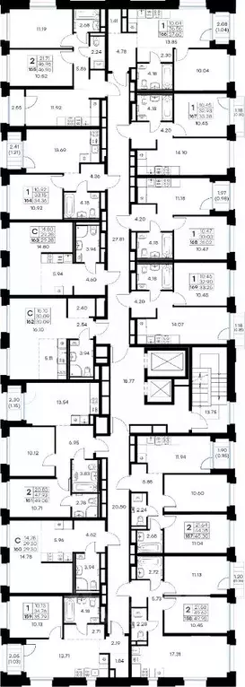 2-к кв. Мурманская область, Мурманск Долина Уюта тер.,  (46.96 м) - Фото 1
