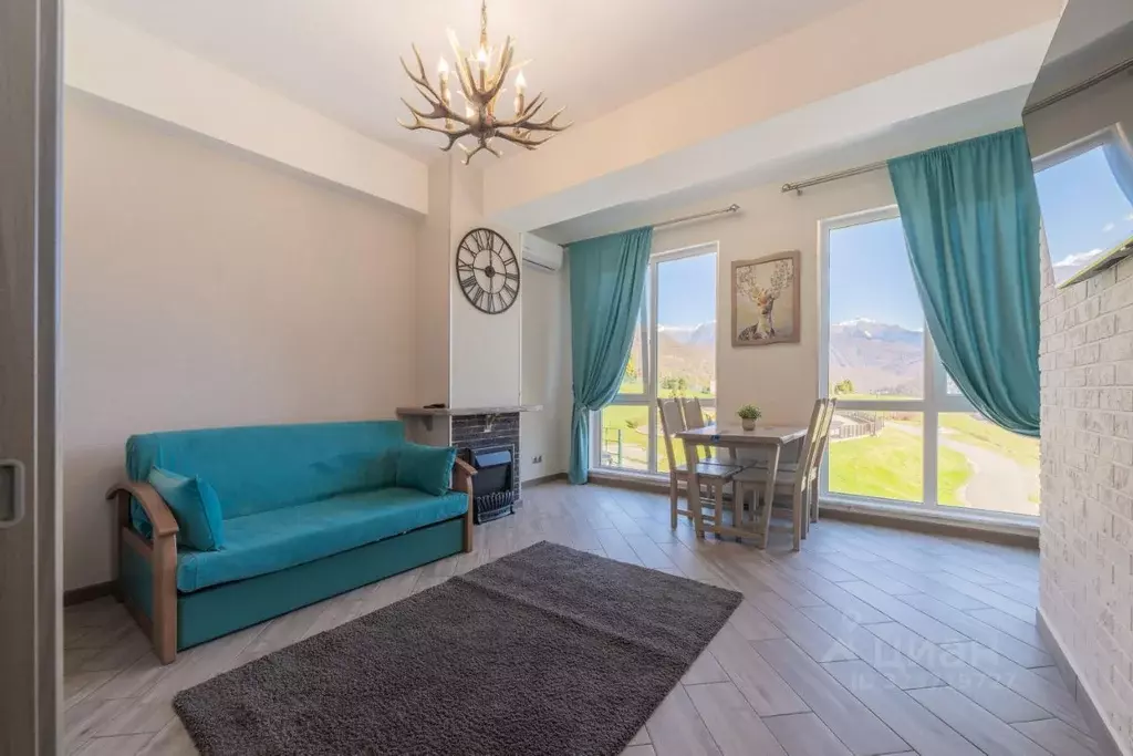 2-к кв. Краснодарский край, Сочи Красная Поляна пгт, ул. Калиновая, ... - Фото 2