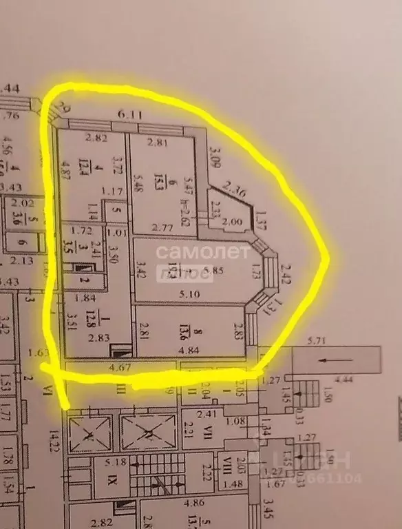 3-к кв. Липецкая область, Липецк ул. И.В. Свиридова, 19 (79.6 м) - Фото 2