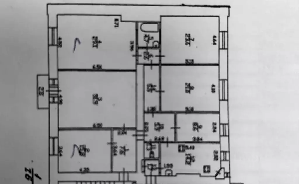 Комната Санкт-Петербург Малая Посадская ул., 15 (29.1 м) - Фото 1