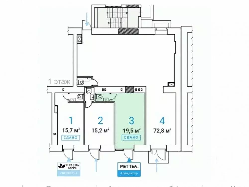 Торговая площадь в Москва Звенигородское ш., 3АС1 (20 м) - Фото 2
