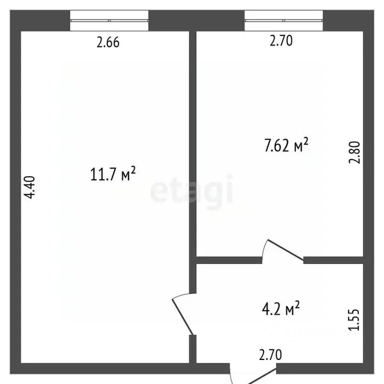Комната Мордовия, Рузаевка Солнечная ул., 13Б (23.5 м) - Фото 2