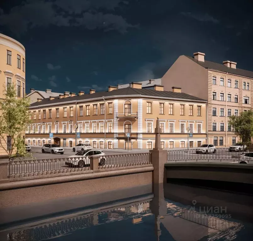 Студия Санкт-Петербург Большая Подьяческая ул., 1-3 (30.6 м) - Фото 0