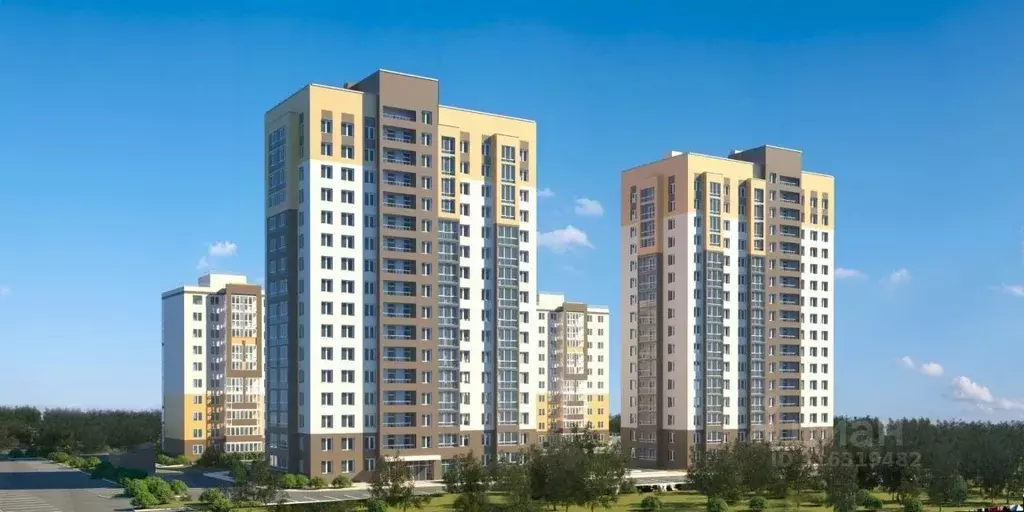 2-к кв. Омская область, Омск Волгоградская ул., с3 (61.07 м) - Фото 0