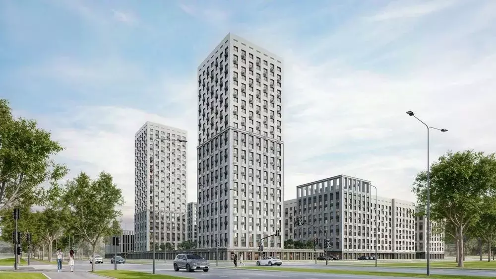 Студия Татарстан, Нижнекамск 15-й мкр, Калина жилой комплекс (31.91 м) - Фото 1