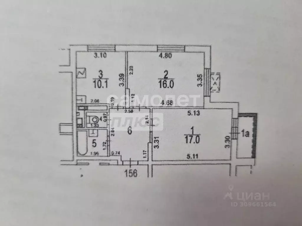 2-к кв. Москва ул. Олеко Дундича, 31к1 (55.9 м) - Фото 0