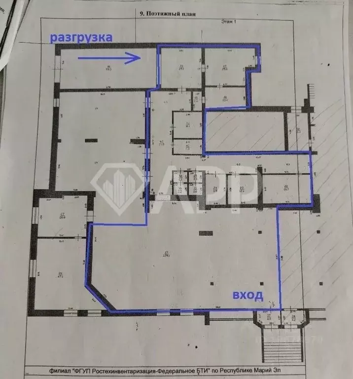 Офис в Марий Эл, Волжск ул. Ленина, 62 (723 м) - Фото 1