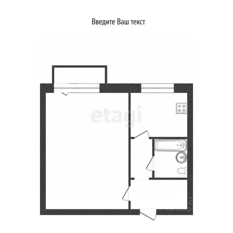 1-к кв. Костромская область, Кострома проезд 3-й Сосновый, 6А (22.1 м) - Фото 0