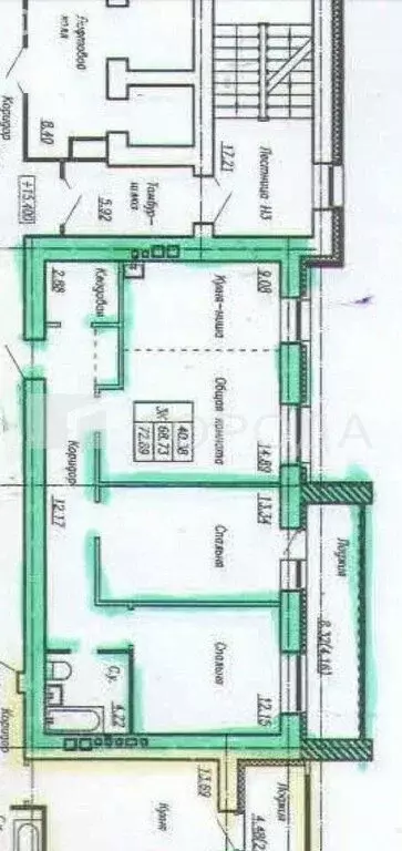 3-комнатная квартира: Барнаул, улица Смирнова, 77 (72 м) - Фото 0