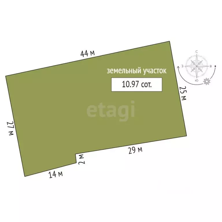 Участок в Новосибирская область, Ордынский район, пос. Чернаково ул. ... - Фото 2