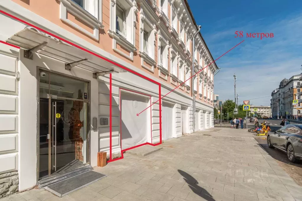 Помещение свободного назначения в Москва ул. Сретенка, 1С1 (58 м) - Фото 1