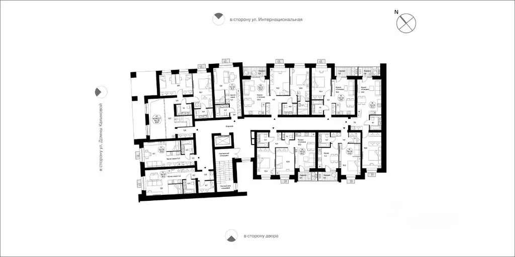 2-к кв. Коми, Сыктывкар Интернациональная ул., 200 (72.4 м) - Фото 1