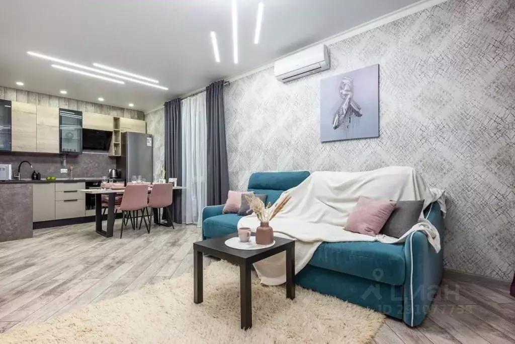 1-к кв. Татарстан, Казань ул. Азата Аббасова, 5 (45.0 м) - Фото 0