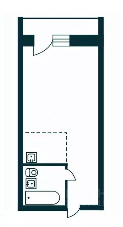 Студия Новосибирская область, Новосибирск ул. Виктора Уса, 13 (20.0 м) - Фото 2