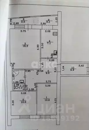 3-к кв. Краснодарский край, Анапа 12-й мкр, 32 (68.0 м) - Фото 2