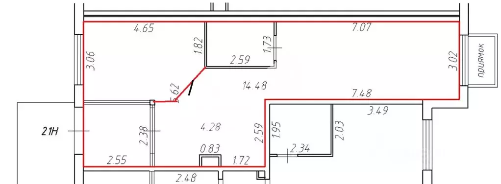 Помещение свободного назначения в Ленинградская область, Всеволожский ... - Фото 2