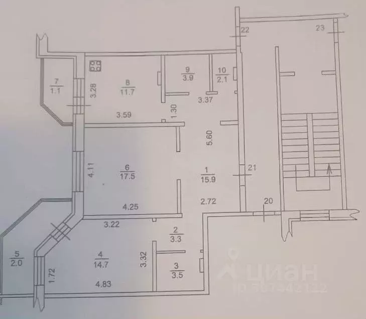 2-к кв. Московская область, Бронницы Марьинский мкр, 6 (72.0 м) - Фото 0