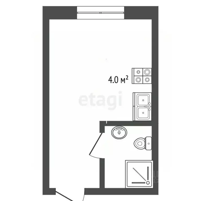 Студия Москва Дегунинская ул., 1К3 (15.4 м) - Фото 2