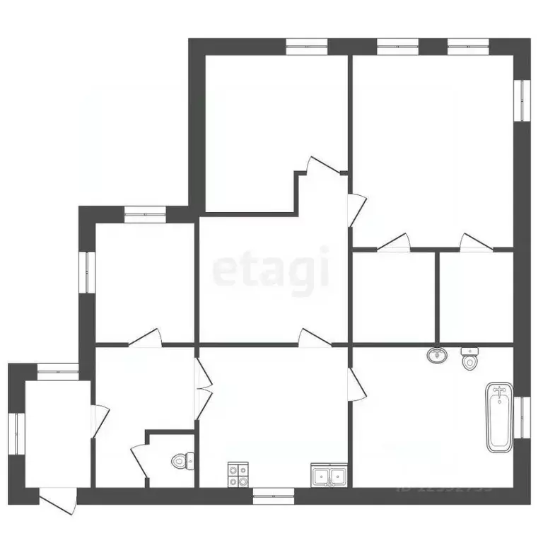 Дом в Тамбовская область, Тамбов Колхозная ул., 87 (74 м) - Фото 2