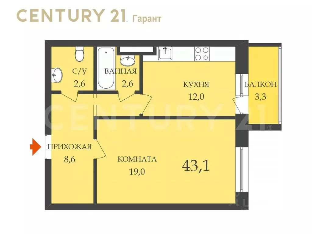 1-к кв. Санкт-Петербург, Санкт-Петербург, Павловск Березовая ул., 27 ... - Фото 1