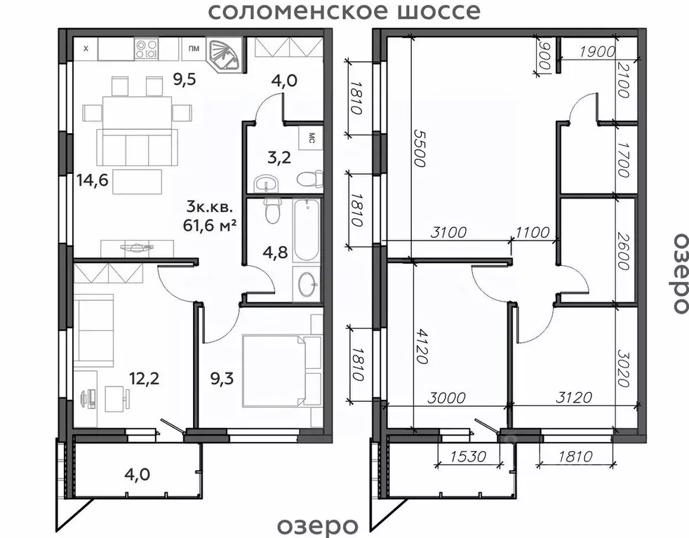 3-к кв. Карелия, Петрозаводск Вороний Наволок тер., Талоярви мкр,  ... - Фото 1