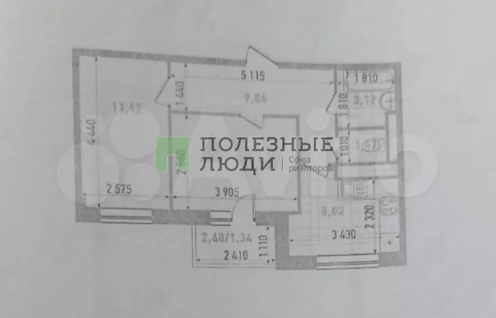 2-к. квартира, 44 м, 6/12 эт. - Фото 0