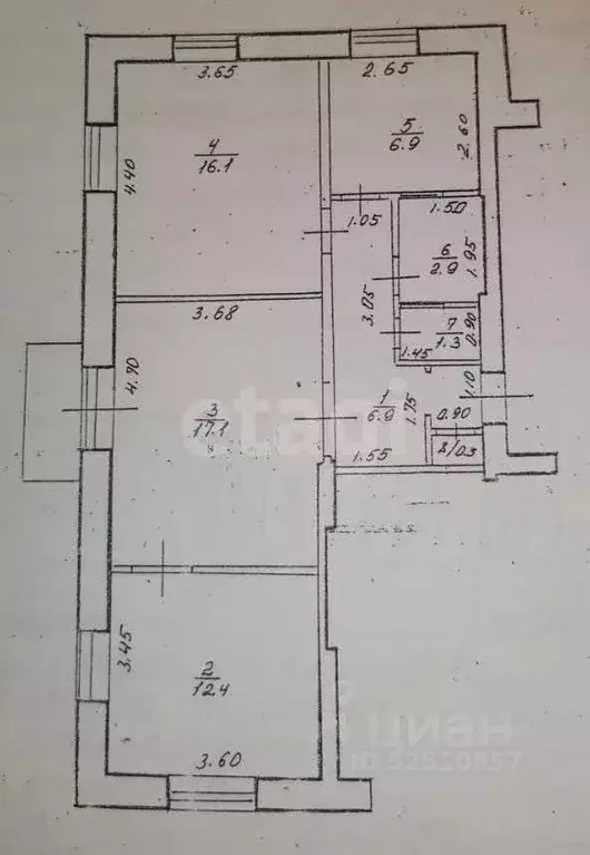 3-к кв. Башкортостан, Салават Колхозная ул., 26А (64.8 м) - Фото 2
